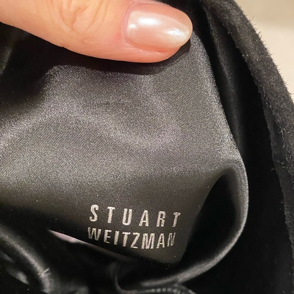 Stuart Weitzman Highland Black Suede Boots. Women’s Size 8 - Picture 12 of 14